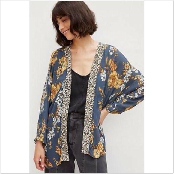 Anthropologie Jackets & Blazers - Anthropologie Anderson & Laur pattern kimono NWT